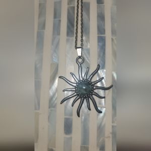 Apatite Silver Necklace